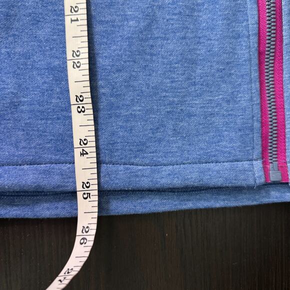 Bonobos Vest Men Small Zip Up Sweater Golf Athleisure Preppy Zip Pockets Blue S - Picture 9 of 10